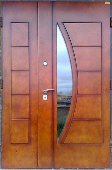Парадная дверь с МДФ шпон K1