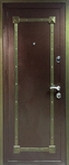 Дверь с порошковым напылением и ковкой PN 136