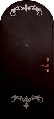Арочная дверь с порошковым напылением PN 160