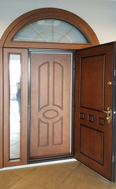 Стальная дверь с аркой