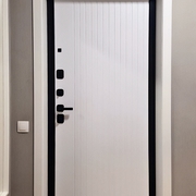 Фото металлических дверей с МДФ панелями