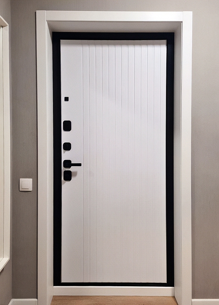 Белая панель МДФ внутри