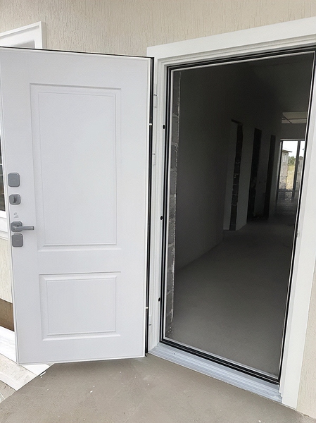 Дверь белого цвета