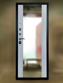 Дверь МДФ с зеркалом, внутренняя сторона