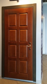 Стальная дверь с фрезеровкой МДФ