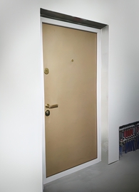 Дверь с гладкой МДФ панелью