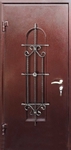 Дверь с коваными элементами K7