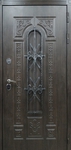 Дверь с коваными элементами K8