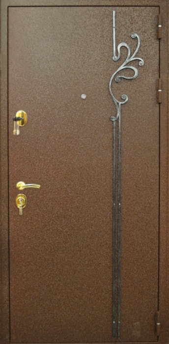 Дверь с порошковым напылением и ковкой PN 141