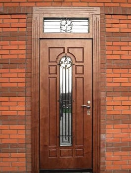 МДФ дверь с фрамугой