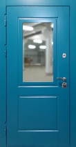 Дверь с МДФ и стеклом № 153