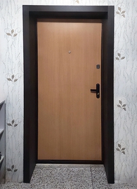 Дверь с отделкой из ЛДСП