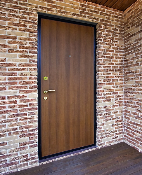 Дверь с панелью ЛДСП