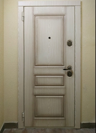 Дверь с патинированной панелью