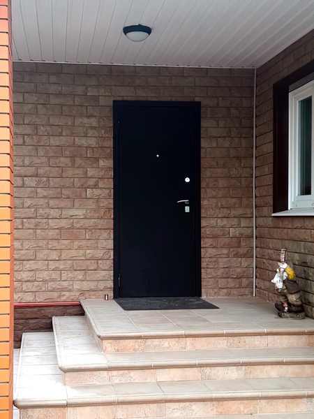 Дверь с темным полимерным напылением