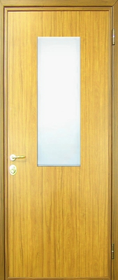 Дверь с ламинатом и стеклом Z2