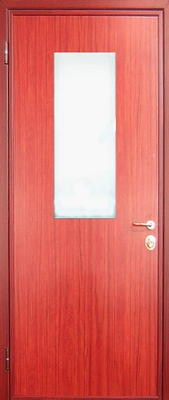 Дверь с ламинатом и стеклом Z5
