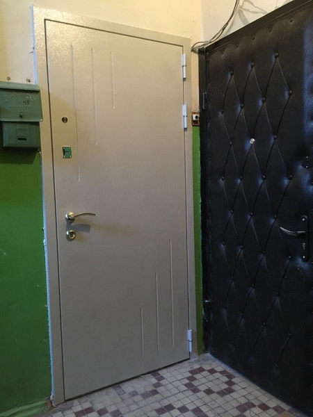 Дверь в квартиру с порошковым напылением