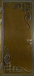 Дверь с коваными элементами K1