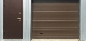 Металлические двери для гаража