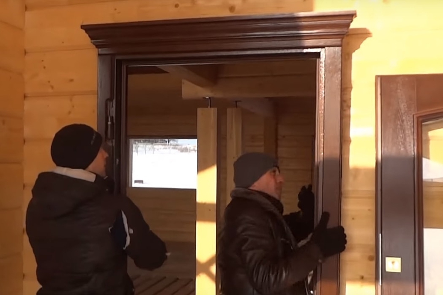 Установка коробки
