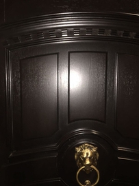 Панель двери, дверная стучалка