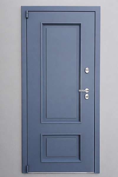 Металлофиленчатая дверь с покраской