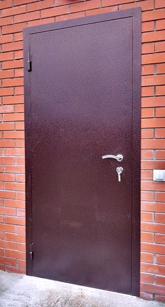 Однопольная дверь с порошковой покраской