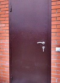 Однопольная дверь с порошковой покраской