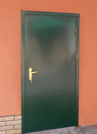 Одностворчатая порошковая дверь
