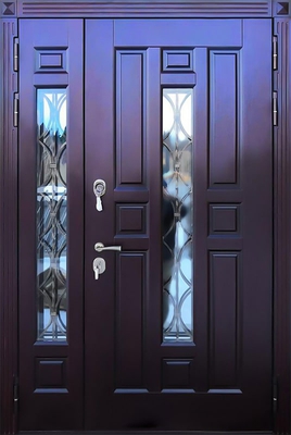 Парадная дверь с МДФ K21