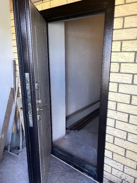 Порошковая дверь для дачного дома