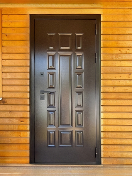 Порошковая дверь с рельефным рисунком