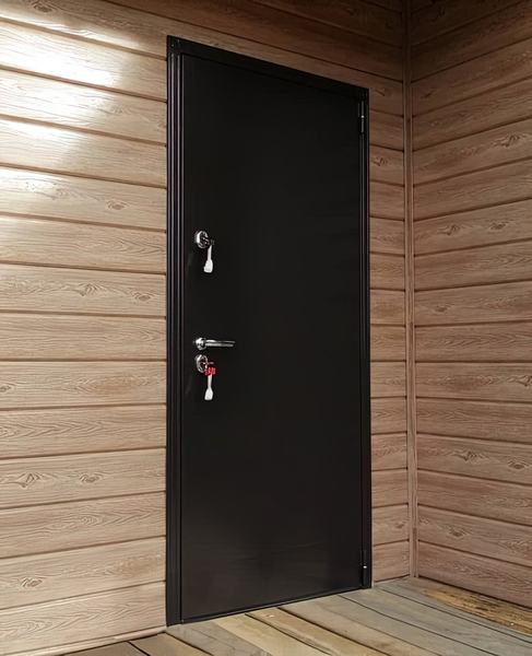 Порошковая дверь в загородном доме
