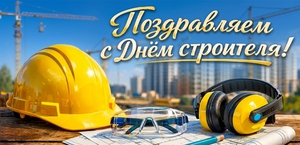 Поздравляем с Днем строителя!