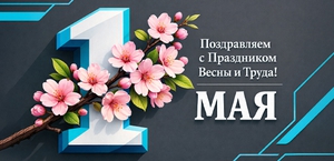Поздравляем с Праздником Весны и Труда!