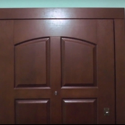 Фото шпонированной филенчатой двери МДФ