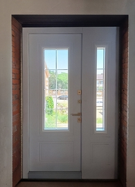 Термодверь с остеклением