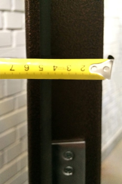 Толщина двери