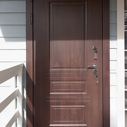 Фото металлических дверей с МДФ панелями