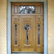 Фото металлических парадных дверей