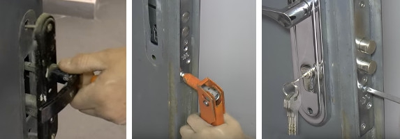 Замена замка на входной металлической двери