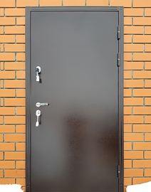 Железная дверь с порошковым покрытием